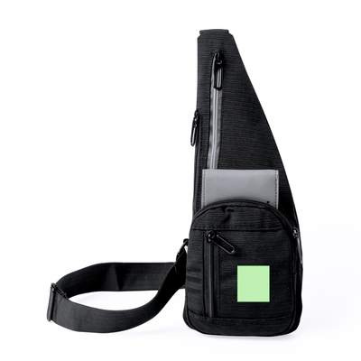 Shoulder Bag Fadaok, BLACK: Area 2