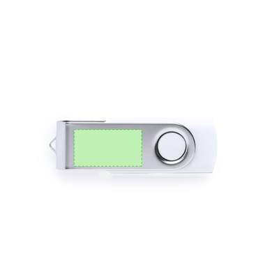 USB Memory Brabam 16GB, WHITE: Area 1