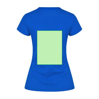 Damen-Farb-T-Shirt Seiyo, Rot: Bereich 7