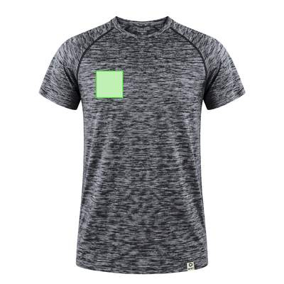 Erwachsenen-T-Shirt Kassar, Schwarz: Bereich 2