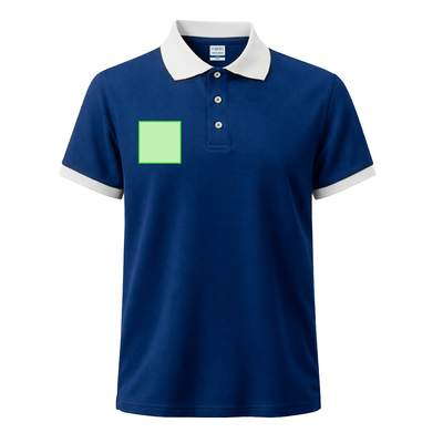 Poloshirt Rebon, Gelb: Bereich 2