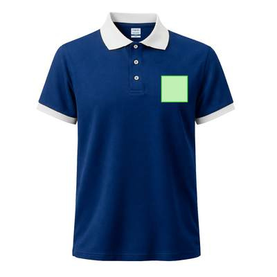 Poloshirt Rebon, Grau: Bereich 1
