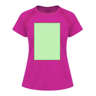 Damen-T-Shirt Sappor, Weiss: Bereich 3
