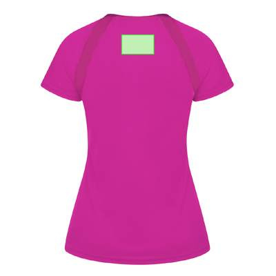 Damen-T-Shirt Sappor, Weiss: Bereich 6