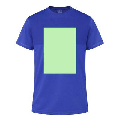 Erwachsenen-T-Shirt Ulken, Blau: Bereich 3