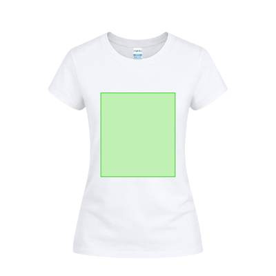 Weißes Damen-T-Shirt Seiyo, Weiss: Bereich 3