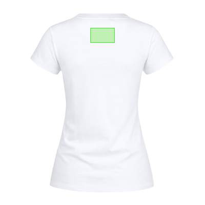 Weißes Damen-T-Shirt Seiyo, Weiss: Bereich 6