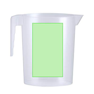 Messbecher Sasuk 2,2 L: Bereich 1