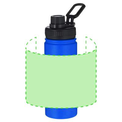 Isolierflasche Felmar, Weiss: Bereich 1