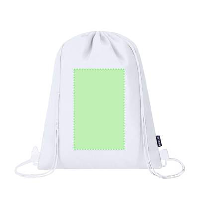 Drawstring Cool Bag Karzux, GREEN: Area 1