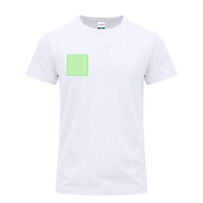 Adult White T-Shirt Stiles, WHITE: Area 2
