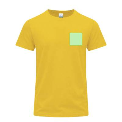 Farbiges T-Shirt für Erwachsene Stiles, Schwarz: Bereich 1
