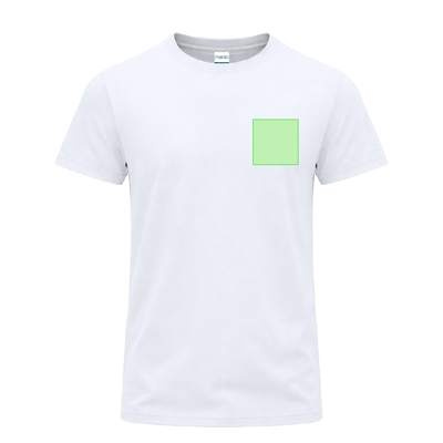 Adult White T-Shirt Perkins, WHITE: Area 1