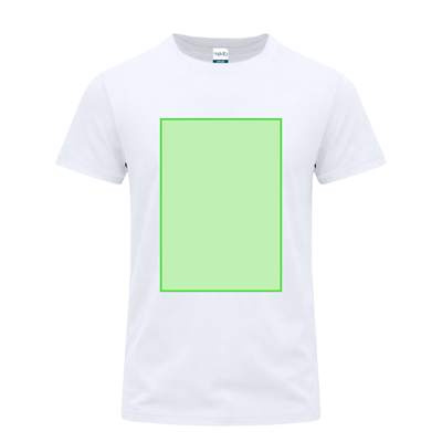 Adult White T-Shirt Perkins, WHITE: Area 3