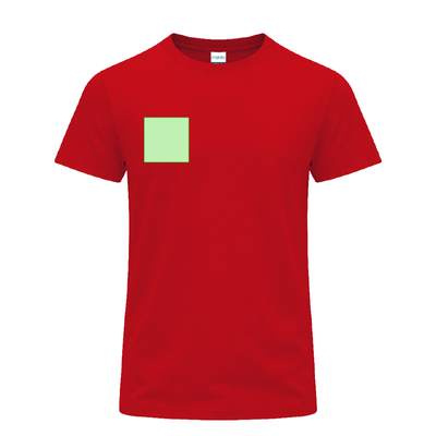 Farbiges T-Shirt für Erwachsene Perkins, Flaschengrün: Bereich 2