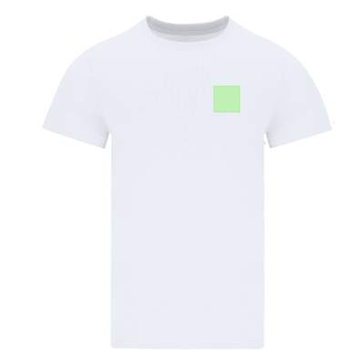 Adult Oversize T-Shirt Minton, WHITE: Area 1