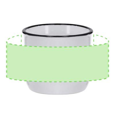 Sublimacinis puodelis Monbeik, Juoda: 2 sritis