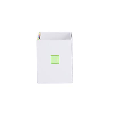 Notepad Pencil Holder Whiteboard Persut, WHITE: Area 1