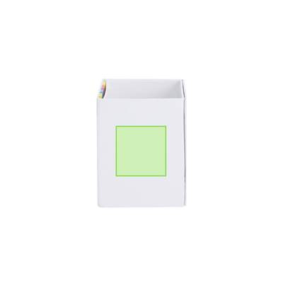 Notepad Pencil Holder Whiteboard Persut, WHITE: Area 3