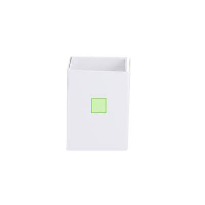 Notepad Pencil Holder Whiteboard Persut, WHITE: Area 9