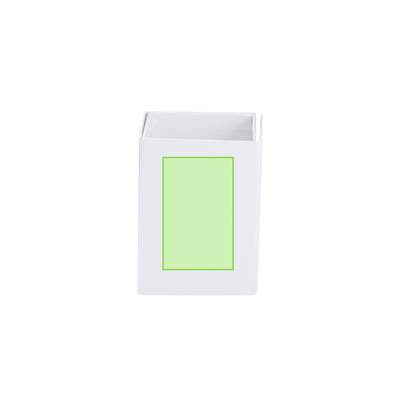 Notepad Pencil Holder Whiteboard Persut, WHITE: Area 12