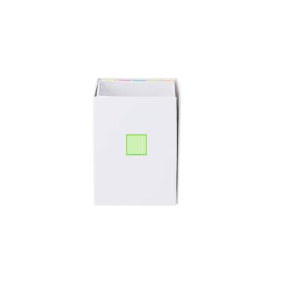 Notepad Pencil Holder Whiteboard Persut, WHITE: Area 13