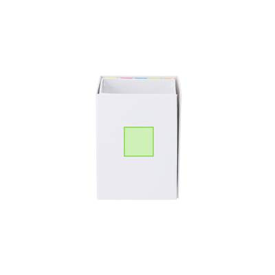 Notepad Pencil Holder Whiteboard Persut, WHITE: Area 14