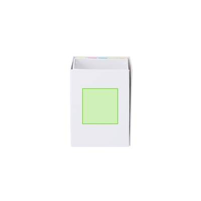 Notepad Pencil Holder Whiteboard Persut, WHITE: Area 15