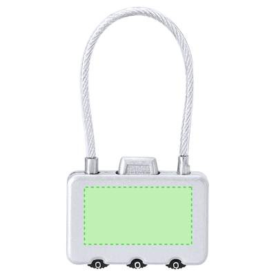Padlock Konix, SILVER: Area 1