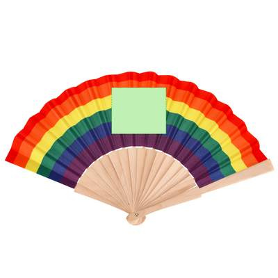 Handfächer Prokip, Regenbogen: Bereich 2