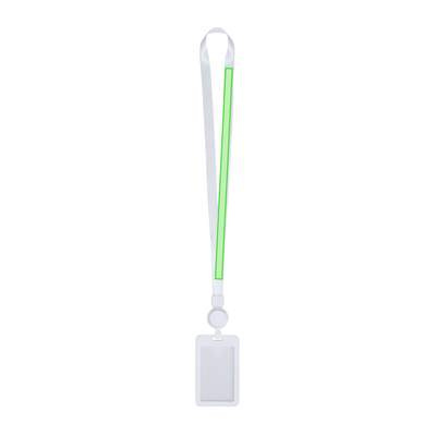 Ausweis-Lanyard Berbom, Weiss: Bereich 1