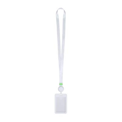 Ausweis-Lanyard Berbom, Weiss: Bereich 6