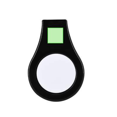 Golfballmarker mit Wasserwaage Yonzor, Schwarz: Bereich 1