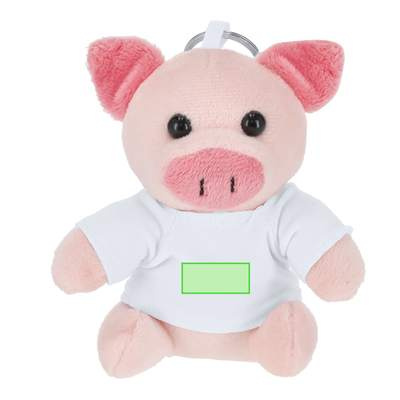 Keyring Teddy Cernil, WHITE: Area 1