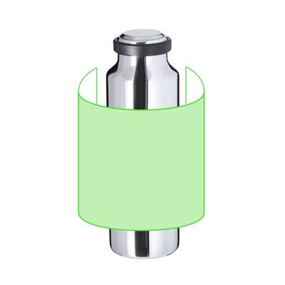 Isolierflasche Loven, Silber: Bereich 1