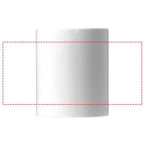 Bahia – mug en céramique 330 ml: Tout autour (1 couleur) · Sérigraphie circulaire