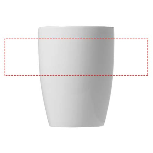 Bogota – mug en céramique 350 ml: Tout autour · Sérigraphie circulaire