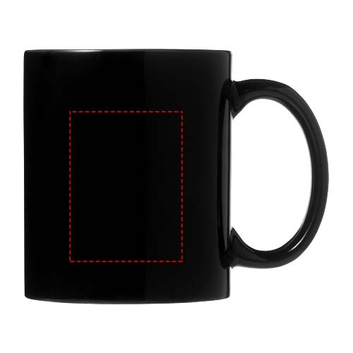 Santos – mug en céramique 330 ml: Face avant · Tampographie