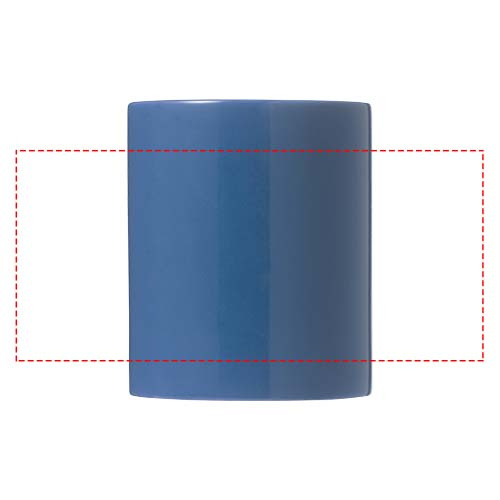 Santos – mug en céramique 330 ml: Tout autour (1 couleur) · Sérigraphie circulaire