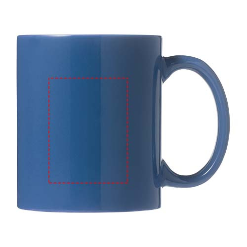 Santos – mug en céramique 330 ml: Face avant · Tampographie