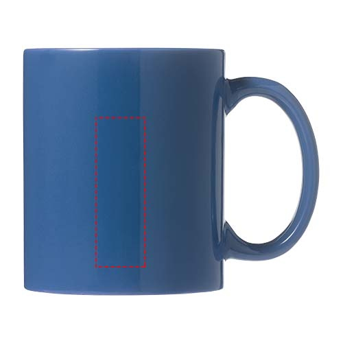 Santos – mug en céramique 330 ml: Face avant · Gravure laser