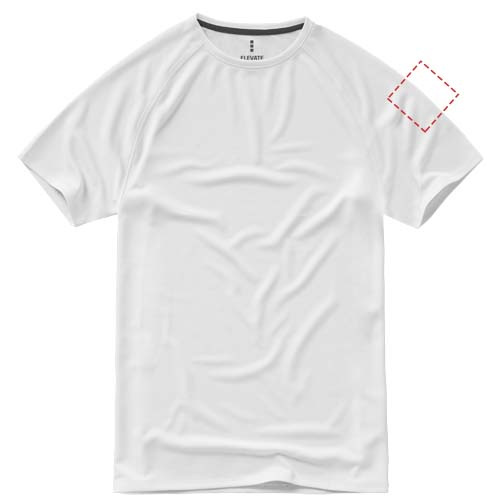 T-shirt homme cool fit à manches courtes Niagara: Biceps gauche · Sublimation