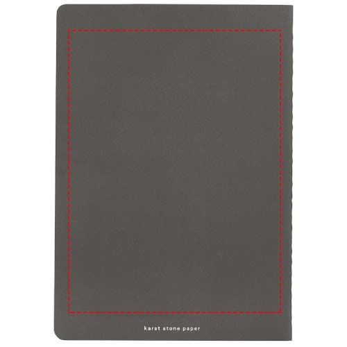 Karst® A5 akmens popieriaus žurnalo dviguba pakuotė: Back · Digital print