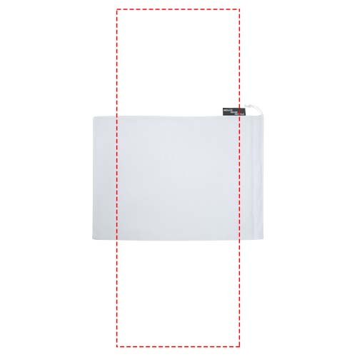 Sac de courses en polyester recyclé de 30×41 cm: Toute la surface · Sublimation
