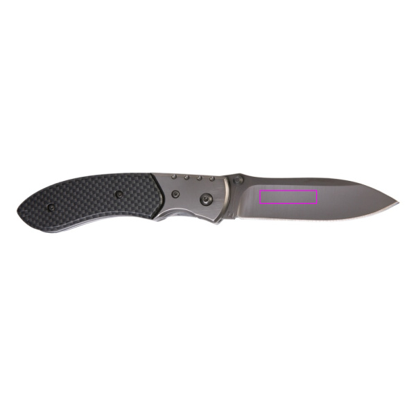 Couteau de poche YERGER Schwarzwolf: Zone de marquage 2 · L3