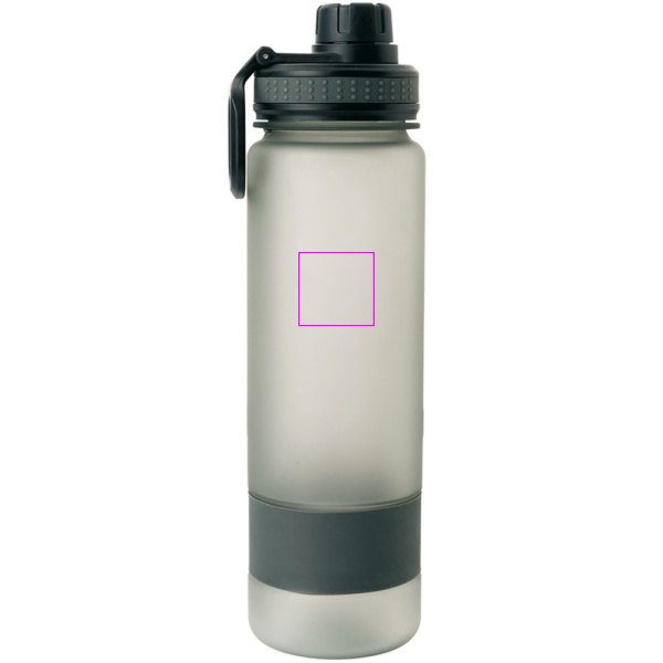 Gourde KIBO 800 ml Schwarzwolf: Zone de marquage 1 · T4