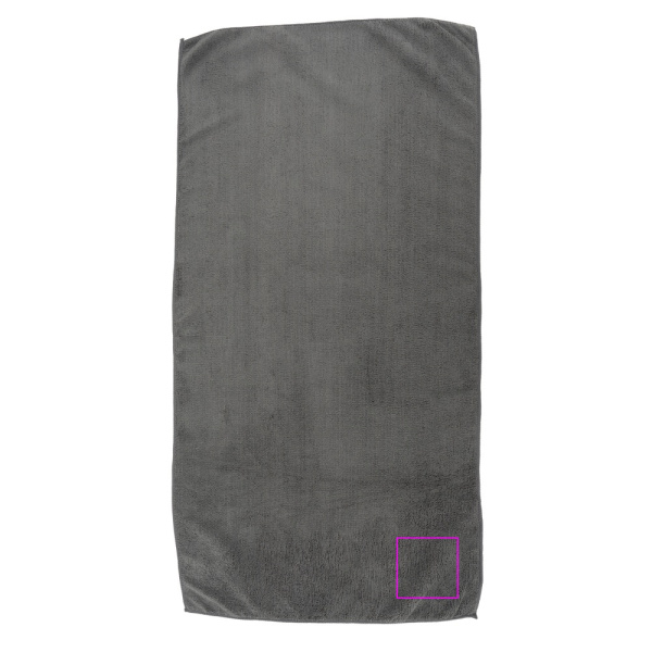 Serviette LOBOS Schwarzwolf: Zone de marquage 1 · TT2