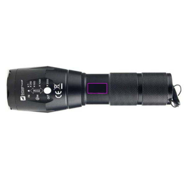 Lampe torche ANTELAO Schwarzwolf: Zone de marquage 1 · L3
