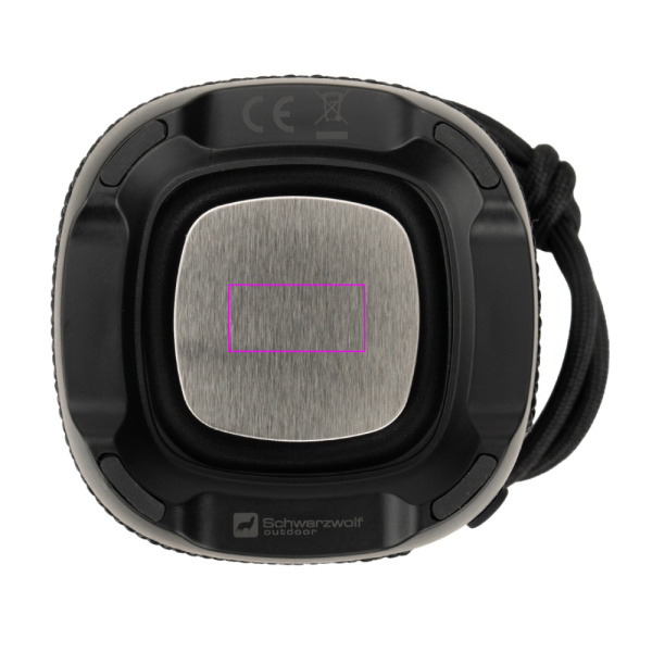 Enceinte Bluetooth Schwarzwolf HERMON: Zone de marquage 1 · L3