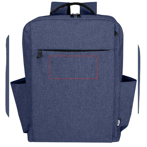 Libra GRS-kierrätetty reppu 15” kannettavalle tietokoneelle 15 l: Front · Transfer